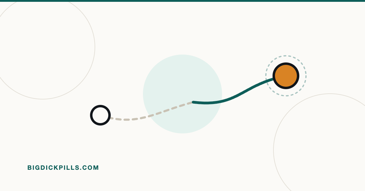 Illustration of a line that begins dashed and becomes solid as it reaches a second point, representing reaching out and being met